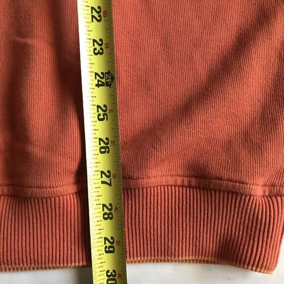 Tommy‎ Bahama Sweater Mens Large Orange 1/4 Zip Pullover Long Sleeve Mock Neck - Picture 6 of 6